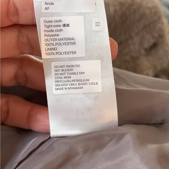 Faux Fur Jacket in Taupe - Picture 13 of 14